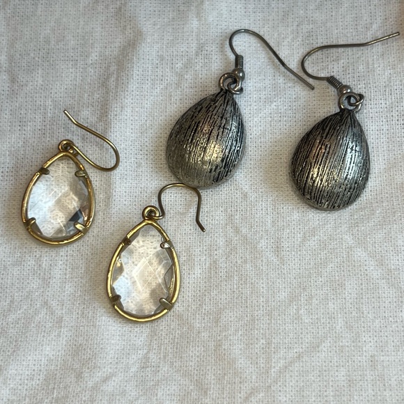 Set of two drop earrings that shine! - Picture 5 of 5